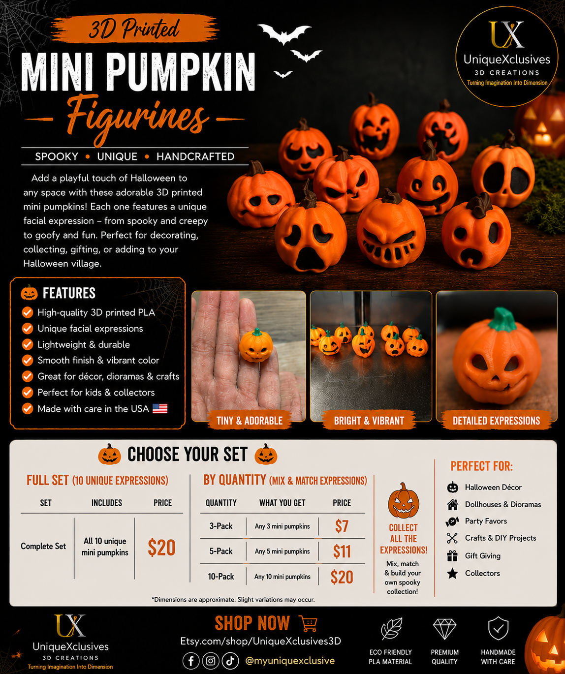 🎃 TINY PUMPKINS WITH BIG PERSONALITIES! 🎃