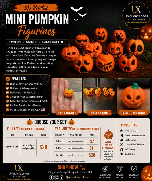 🎃 TINY PUMPKINS WITH BIG PERSONALITIES! 🎃