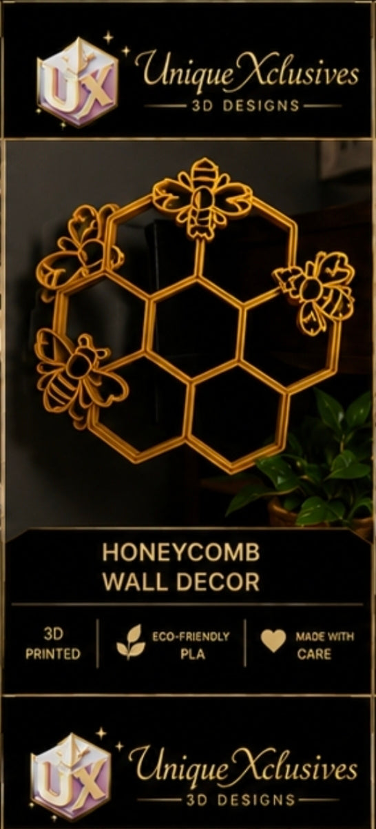 Honeycomb Bee Display Shelf - SBF2026