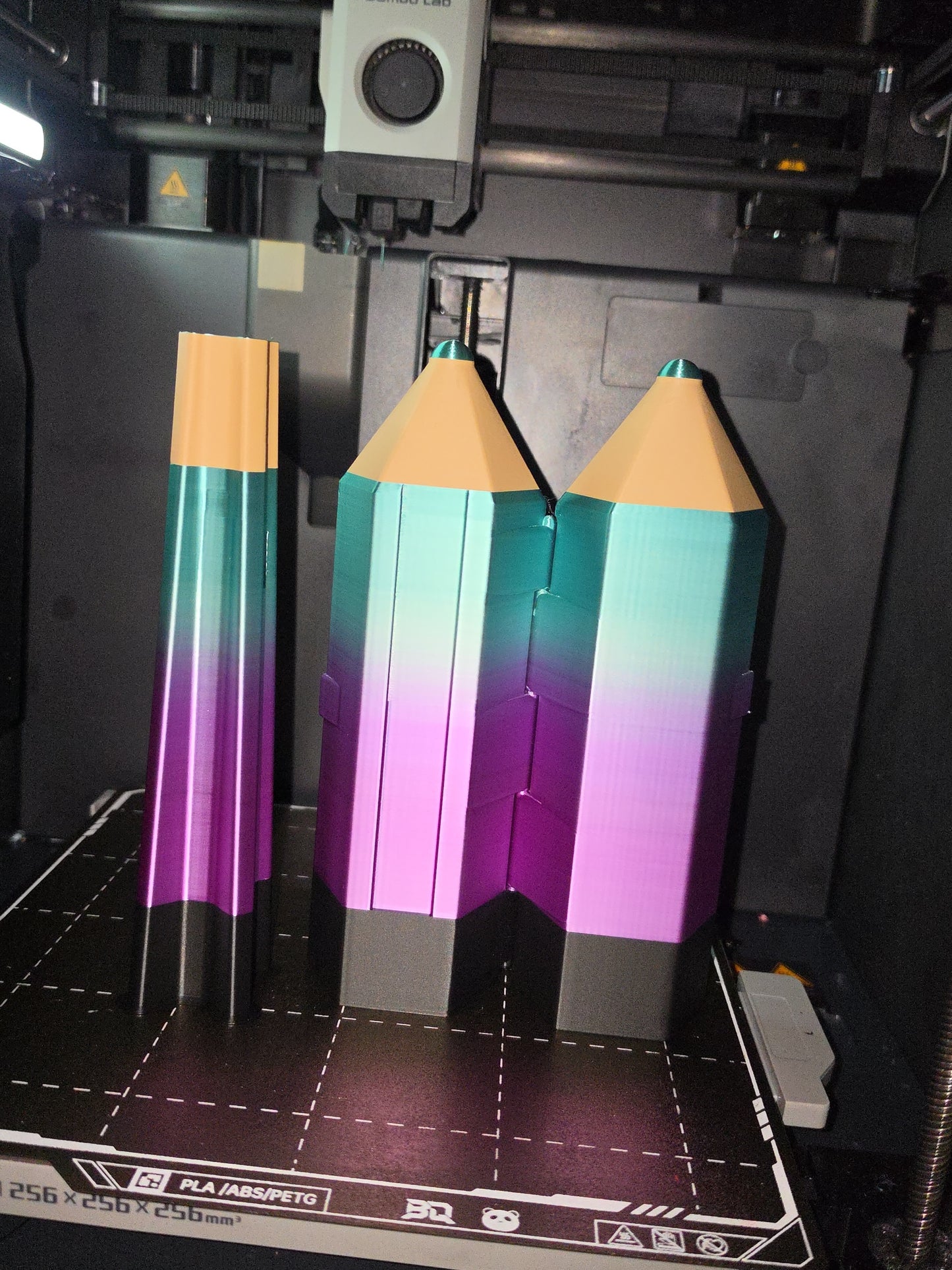 Personalized 3D Printed Pencil Holder Case | Custom Teacher Gift | Pencil Shaped School Supply Box | Back to School Desk Organizer | Student Pencil Box