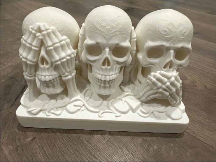 💀 Three Wise Skulls – See No Evil • Hear No Evil • Speak No Evil - Standard