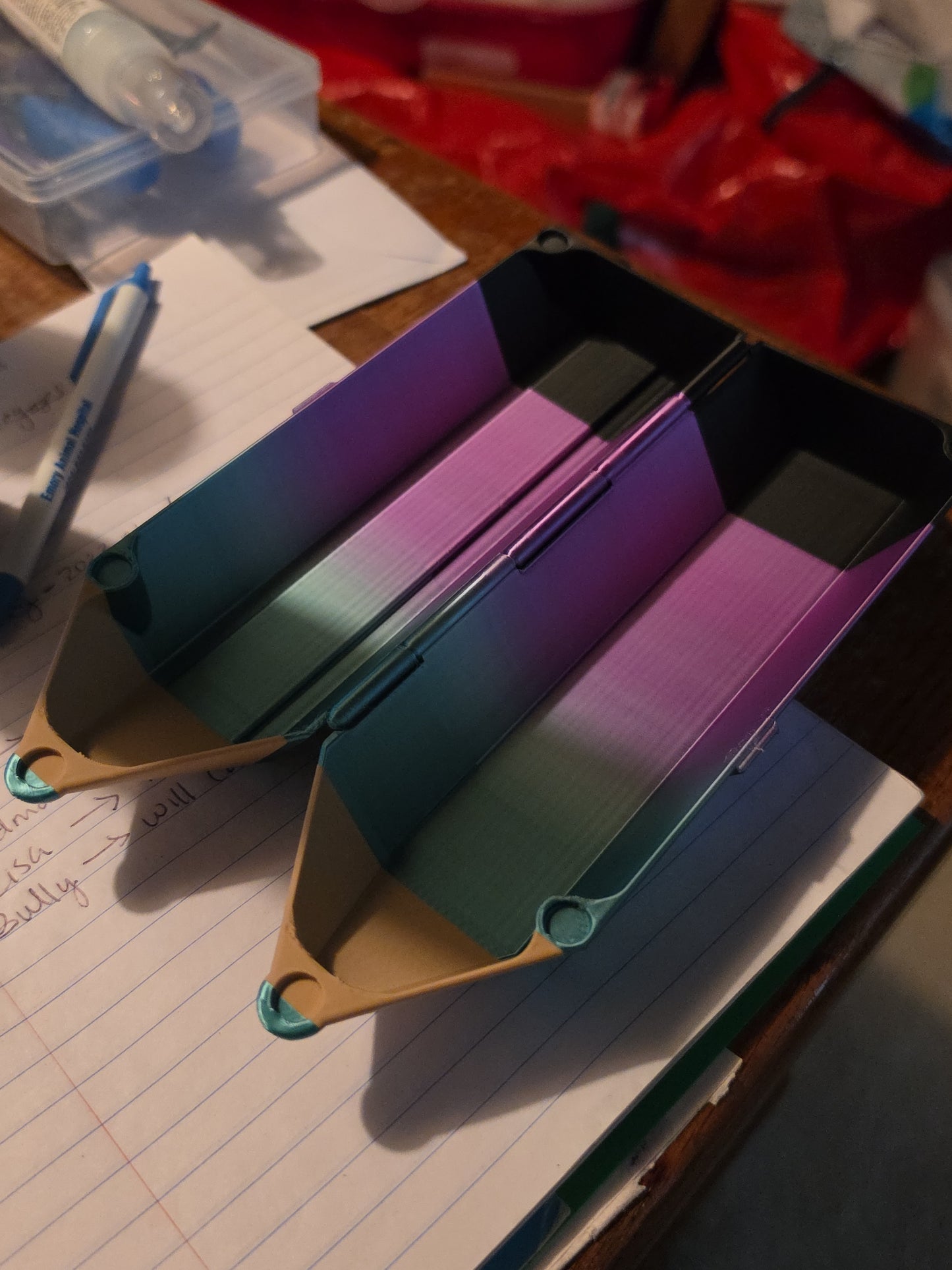 Personalized 3D Printed Pencil Holder Case | Custom Teacher Gift | Pencil Shaped School Supply Box | Back to School Desk Organizer | Student Pencil Box