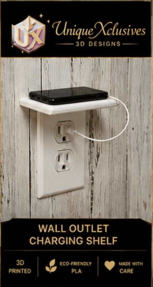 Wall Outlet Charging Shelf Cover